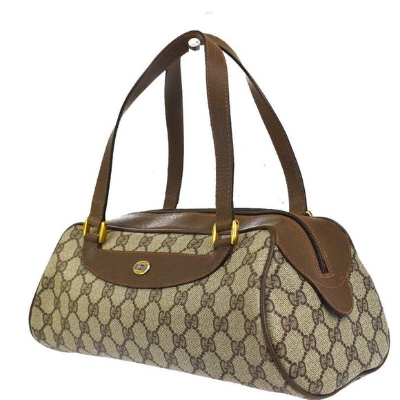 Gucci Gg Canvas Beige Canvas Handbag (Pre-Owned) - Picture 10 of 10